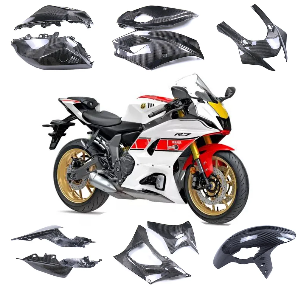 

Motorcycle Accessories for 2022+ Yamaha R7 Modified with A Complete Set of Carbon Fiber Front Fender