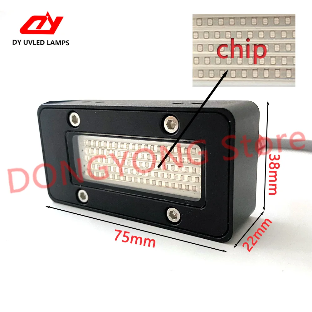 مصباح معالجة UVLED لطابعة Epson I3200 XP600TX800 فوهة مزدوجة آلة الأشعة فوق البنفسجية المسطحة LED مصباح مناسب للاستخدام المهني #1