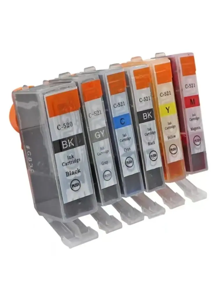 PGI520 CLI521 full ink cartridge for Canon IP3600 IP4600 IP4700 MP540 MP550 MP560 MP620 MP630 MP640 MP980 MP990 MP1900