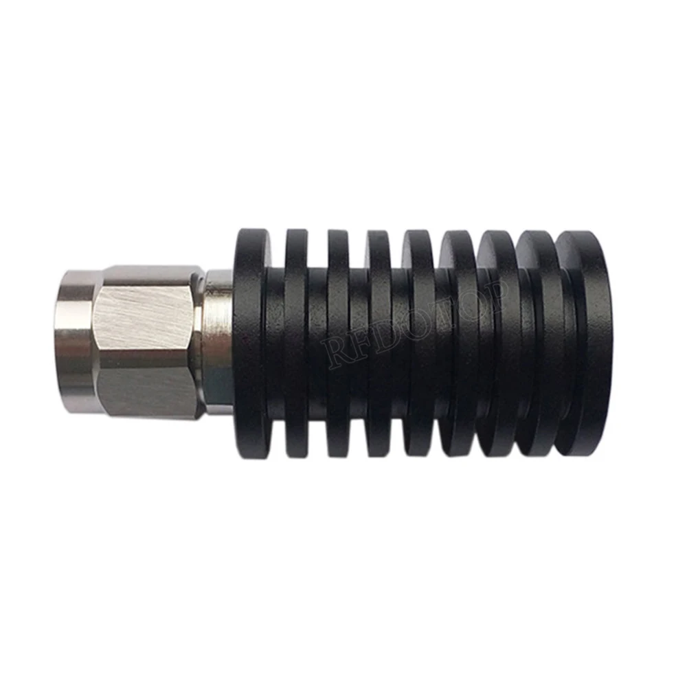 25W N Male Plug Connector RF Coaxial Termination Dummy Load DC-3GHz/4Ghz/6GHz 50ohm Nickel Plated RF Accessories