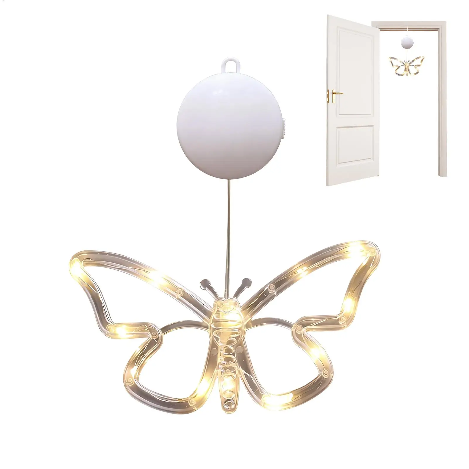 

LED Butterfly Lights Battery Powered Decor Window Lamp LED Butterfly Lights For Christmas Tree For Lawn Garden Bedroom Outdoor