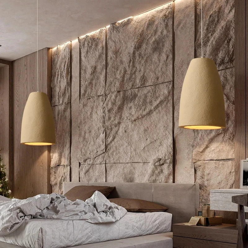 Designer Restaurant Ceiling Chandelier Japanese Wabi Sabi Dining Living Room Pendant Lights Home Decor Bar Table Hanghing Lamps