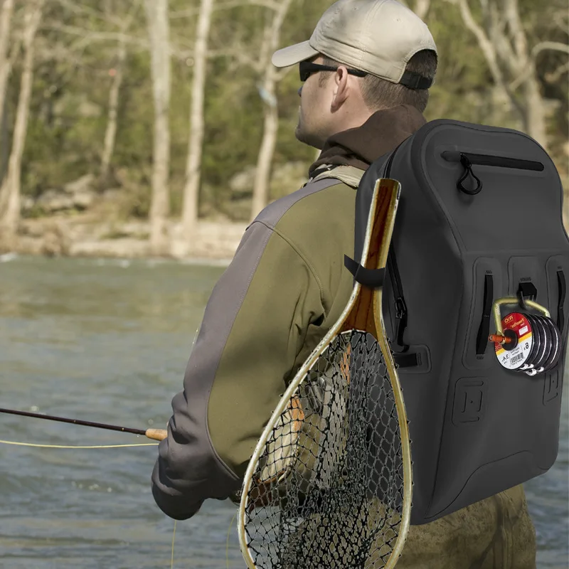 Waterproof Fishing Backpack Outdoor TPU Airtight Hiking Camping Diving Cycling Multifunctional Bag - view 3