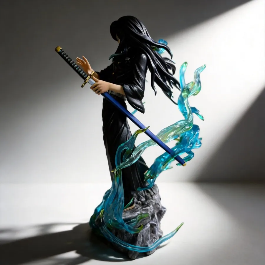 Muichiro Tokito Demon Slayer Simple Carve GK Mist Hashira Anime Figure Model Decor Ornament