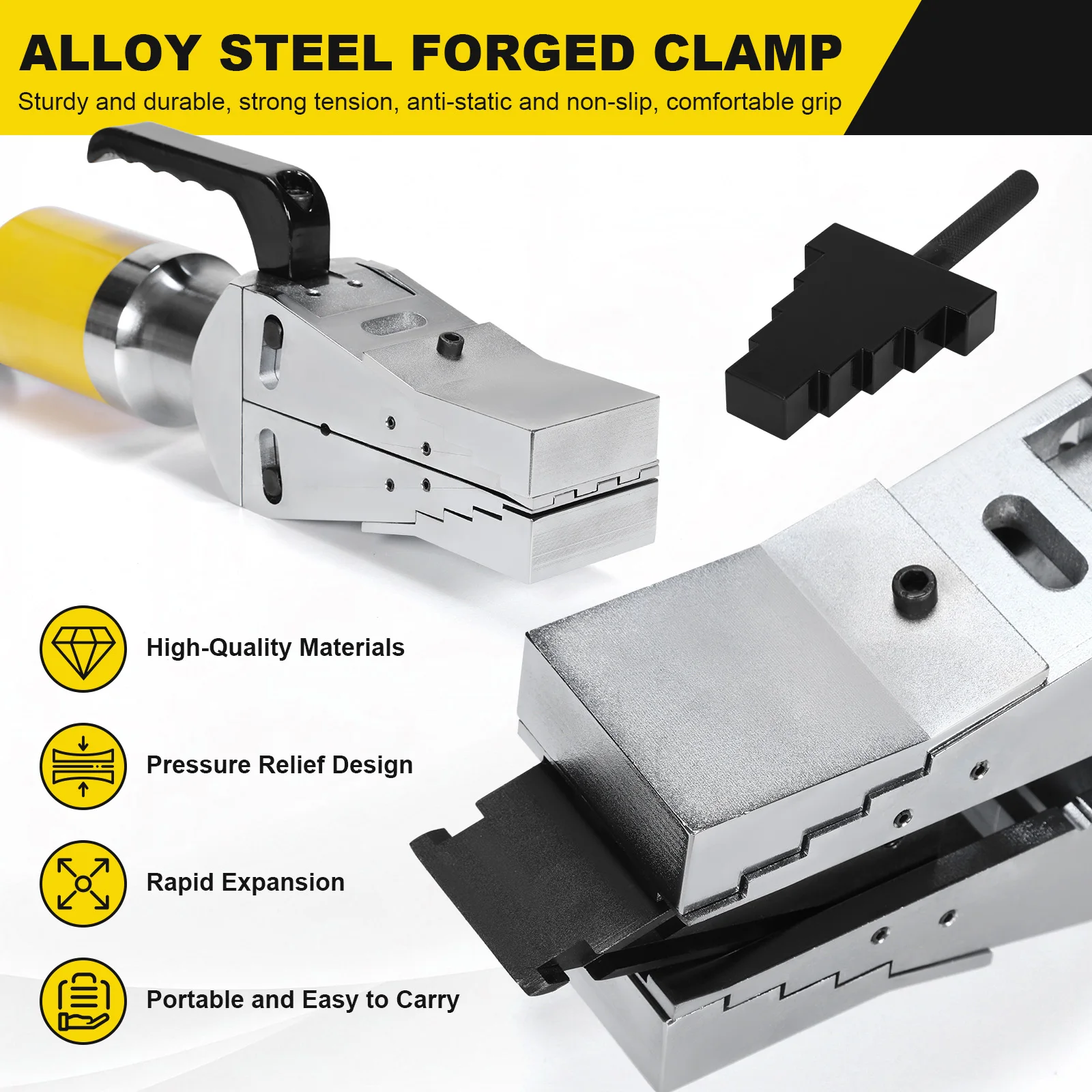 

14T Manual Hydraulic Flange Splitter Anti-Slip Hydraulic Flange Expander Shockproof For Pipe Line Repair & Replacement
