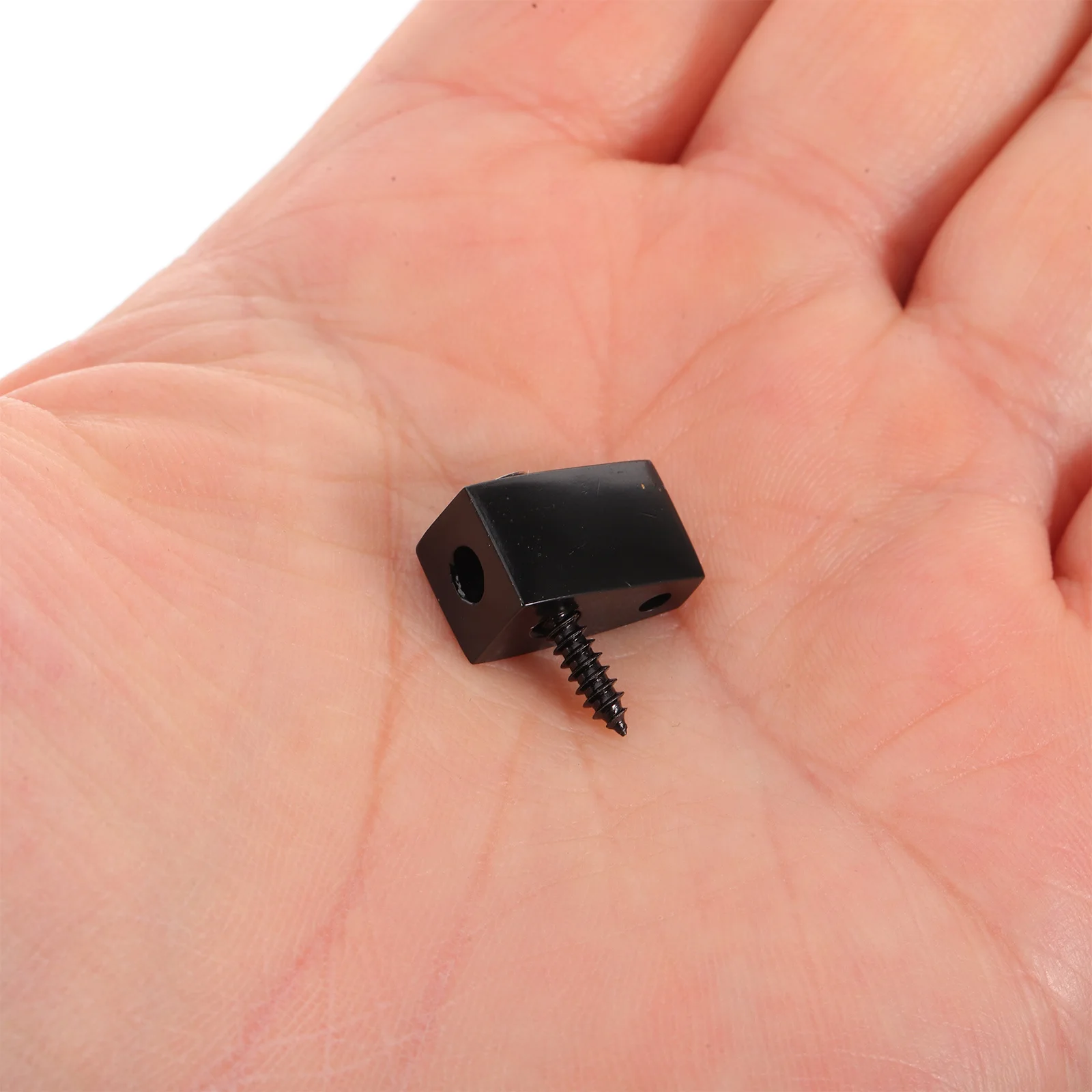 

3pcs Headless Guitar String Locking Nut Metal Electric Bass Accessories For Quick Assembly Stable Tuning Replacement Bridge