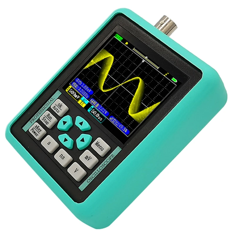 

Mini Portable Digital Oscilloscope Spare Parts Accessories 120M Bandwidth Car Maintenance 500M Sampling