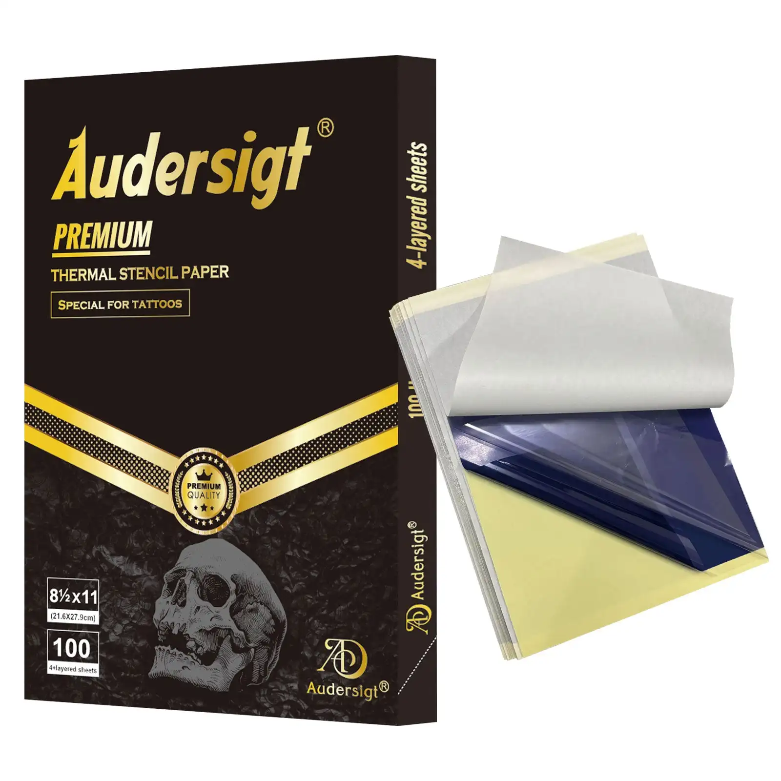 

Audersigt A4 Size Tattoo Transfer Paper Thermal Copy Stencil Paper for Tattoo Machines Printers Professional Tattoo Accessories