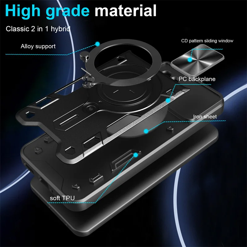 حافظة لهاتف Xiaomi Poco X7 Pro 5G حافظة لهاتف Poko Poxo Pocco Little X 7 Pro X7Pro غطاء خلفي لحامل السيارة