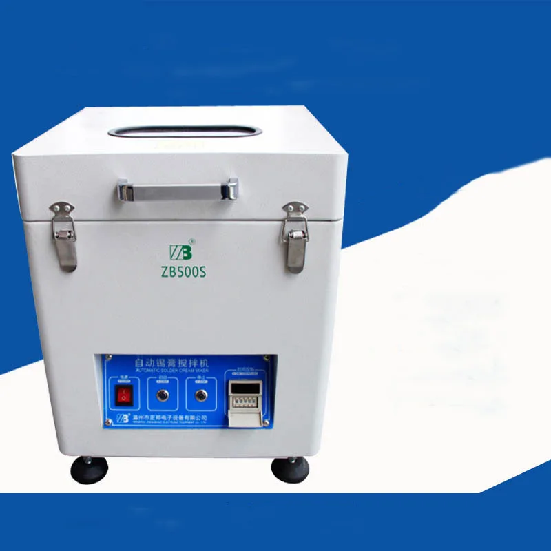 ZB500S خلاط معجون لحام أوتوماتيكي، معدات SMT، خلاط كريم القصدير 500 جرام - 1000 جرام لتجميع ثنائي الفينيل متعدد الكلور