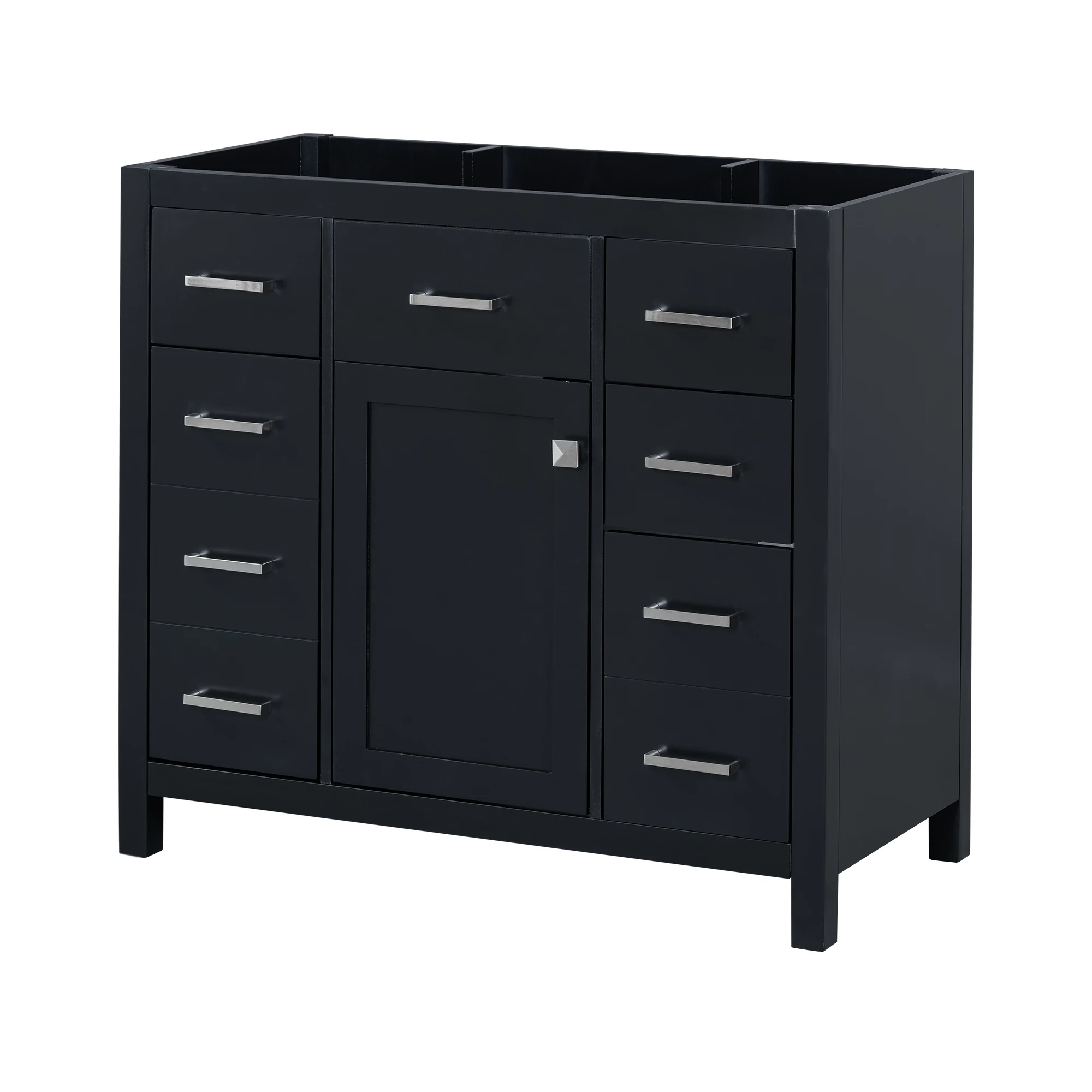 

[Cabinet Only] 36" Black Bathroom Vanity(Sink not included)