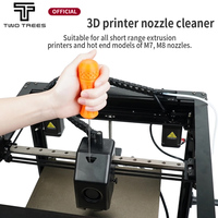 3D Printing Cleaning Tool No Clogging Unclogging Tubes Extruders Use for M7 M8 Nozzles Cleaning Tool 3D Printer Accessory