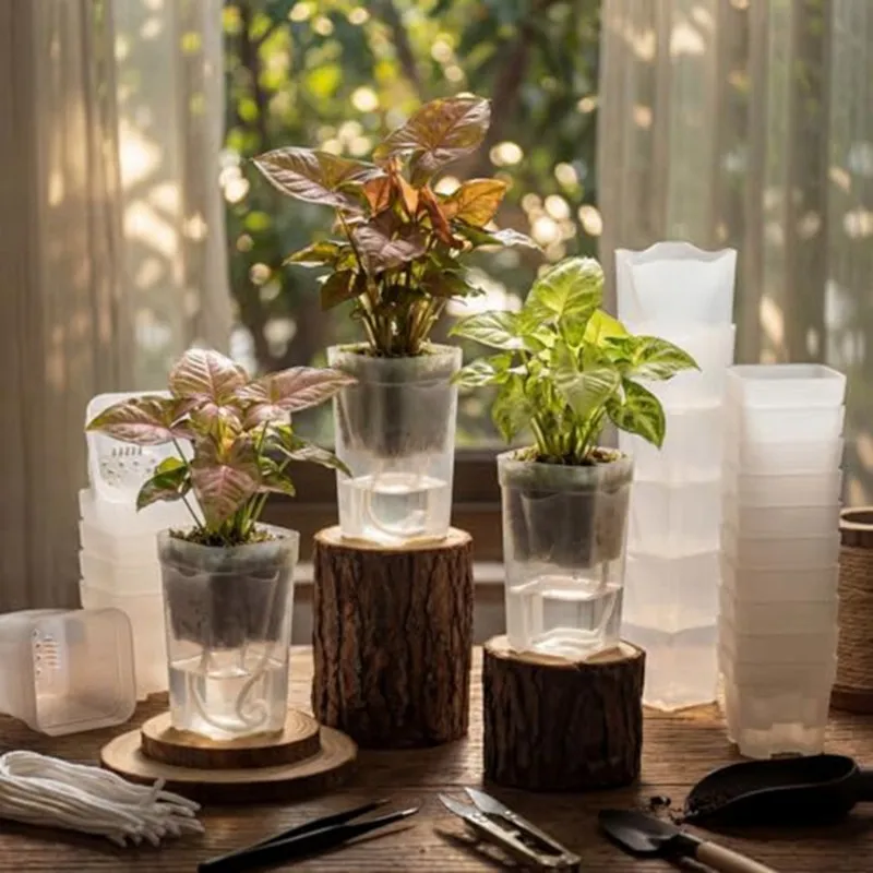 NEW HOT In Stock-Small Self-Watering Pots 10Pack 2.5