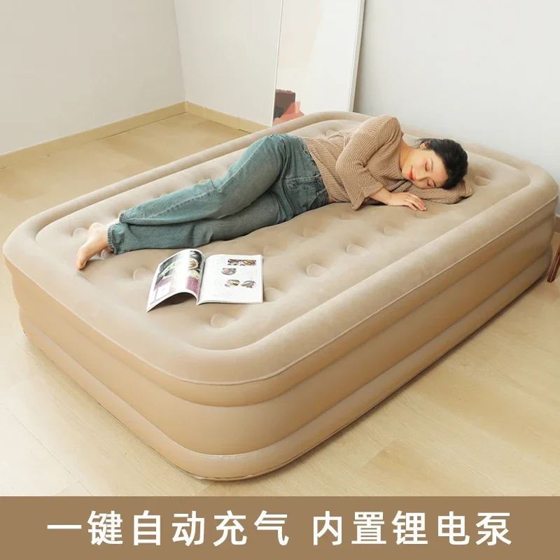 Inflatable bed single 1.2 folding automatic inflatable mattress nap student air mattress home floor