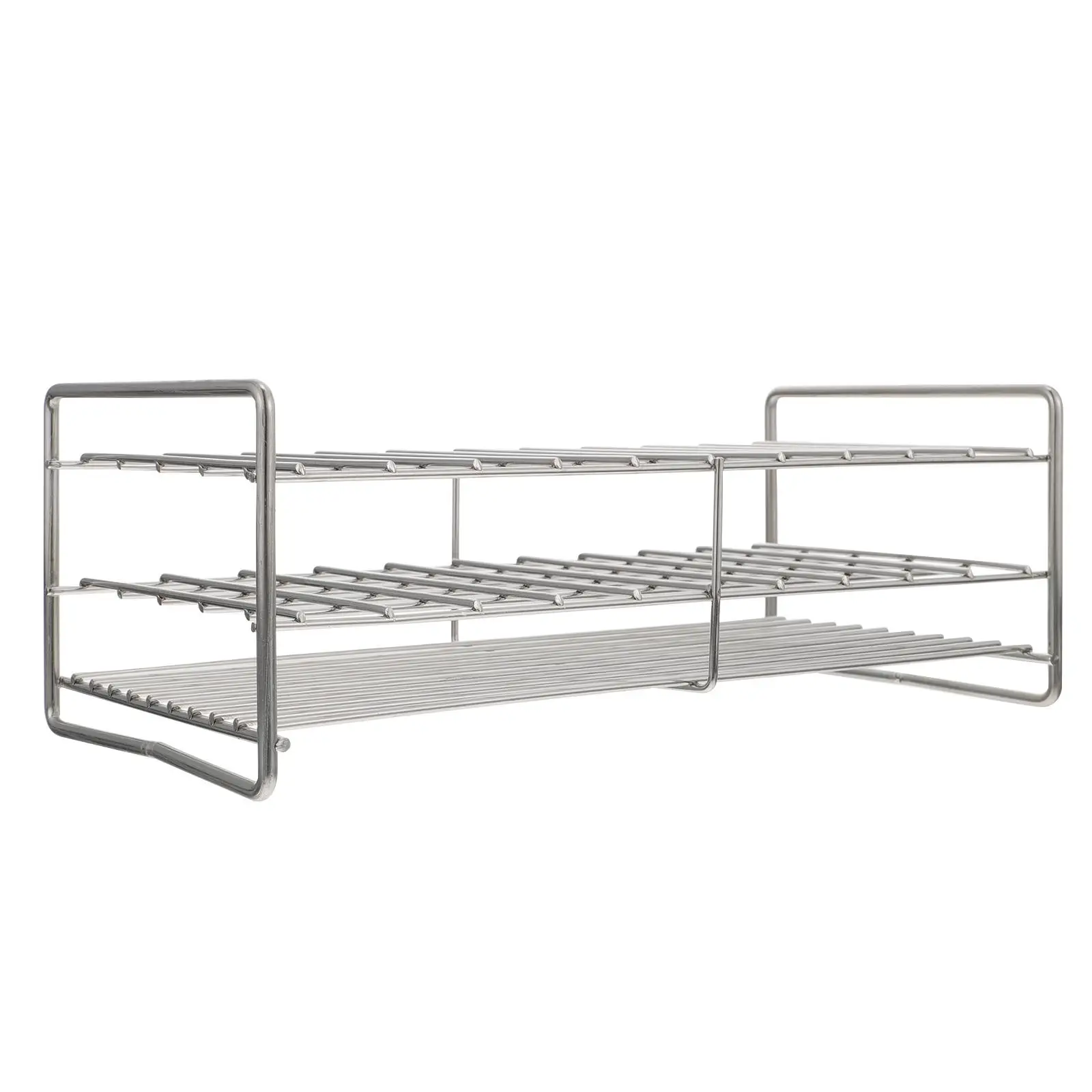 

Square Hole Test Tube Rack 50 Holes Stainless Steel Container Holder for Jewelry Making Christmas Gifts