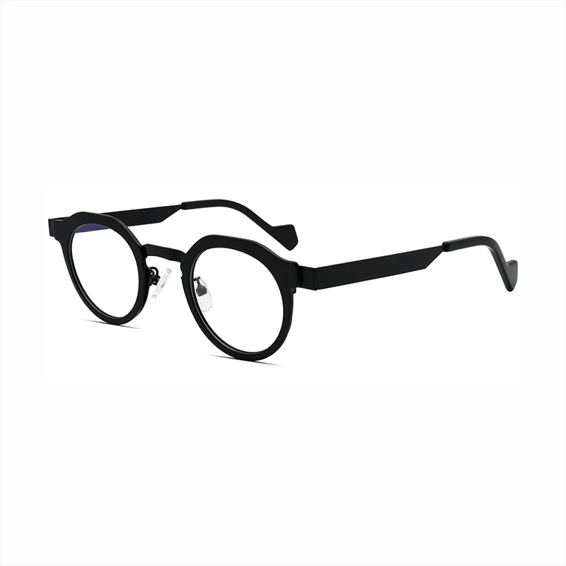 النظارات اليدوية خمر نظارات بمادة الخلات إطارات مستديرة الرجال النساء مصمم العلامة التجارية أزياء خمر FocusAid النظارات #2