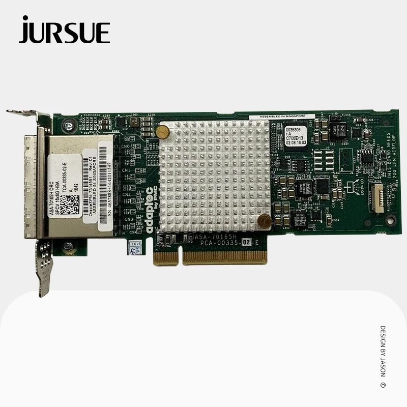 

Adaptec ASA-70165H 2278500-R Host Bus Adapter 6Gbps SATA SAS PCI E 3.0 Expander Card