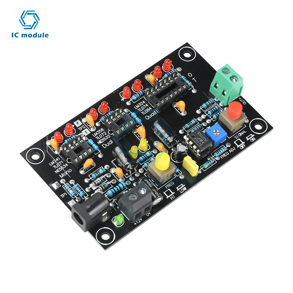 DC 12V T2 Operational Amplifier High Speed Low Speed Operational Amplifier Tester Single Op Amps Dual Op Amps Quad Op Amps