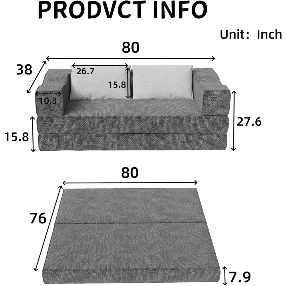 Folding Sofa Bed - 80