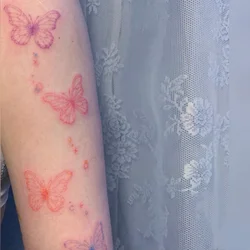 Color Butterfly Tattoo Sticker Waterproof Men and Women Temporary Tattoo