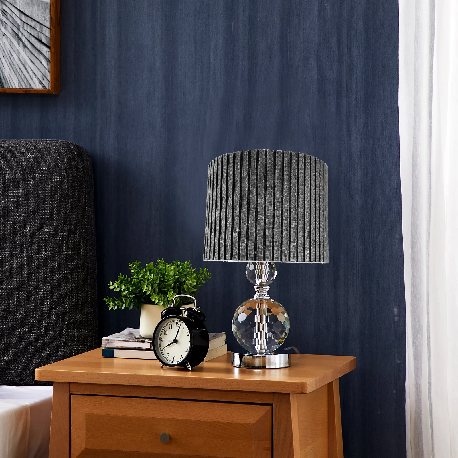 

Drum Fabric Lamp Shade Replacement Cloth Light Cover Decorative Bedside Table Floor Lamp Cover Household For
