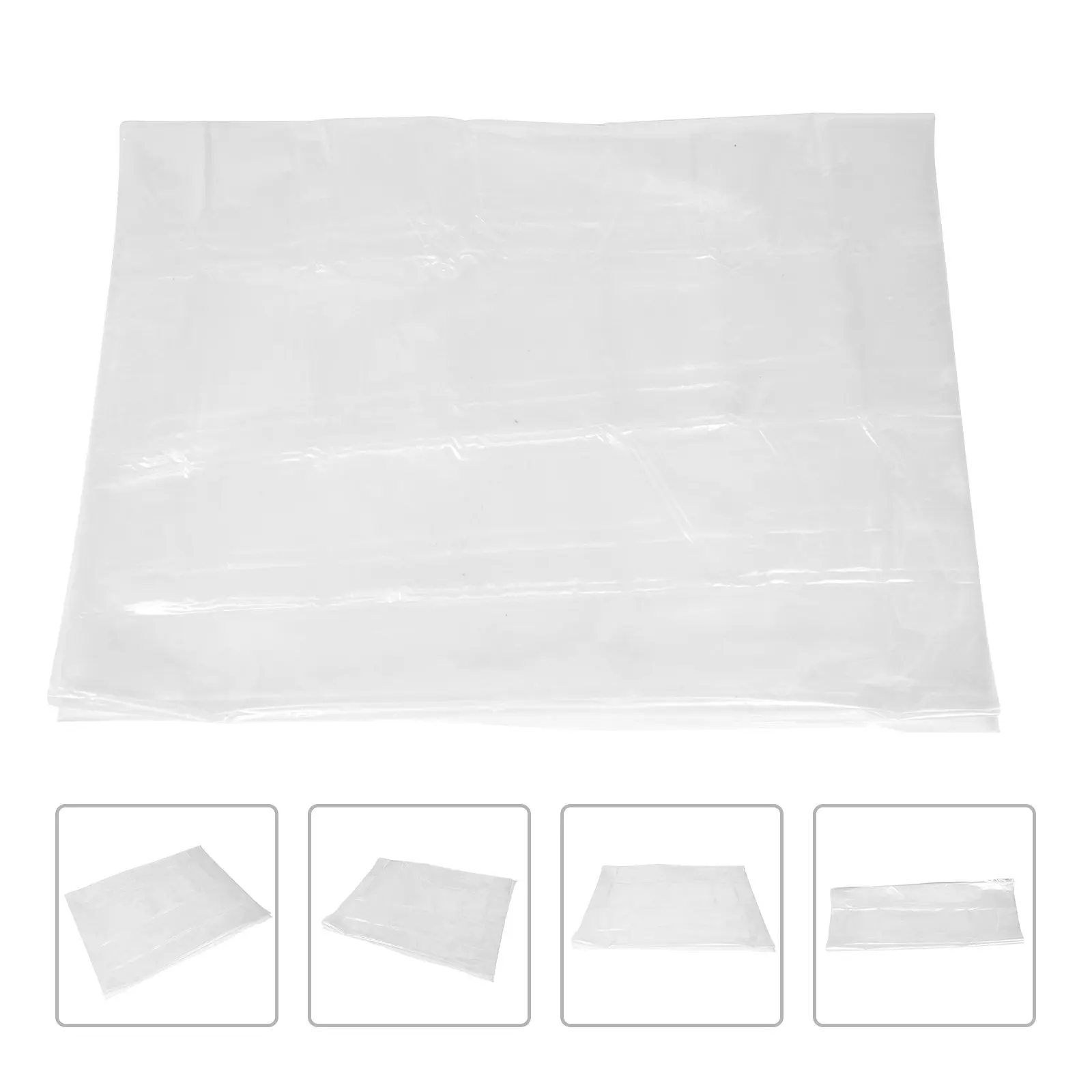 Transparent Plastic Greenhouse Film – Weatherproof Plant Protector for Early Growth, Antifreeze Cover