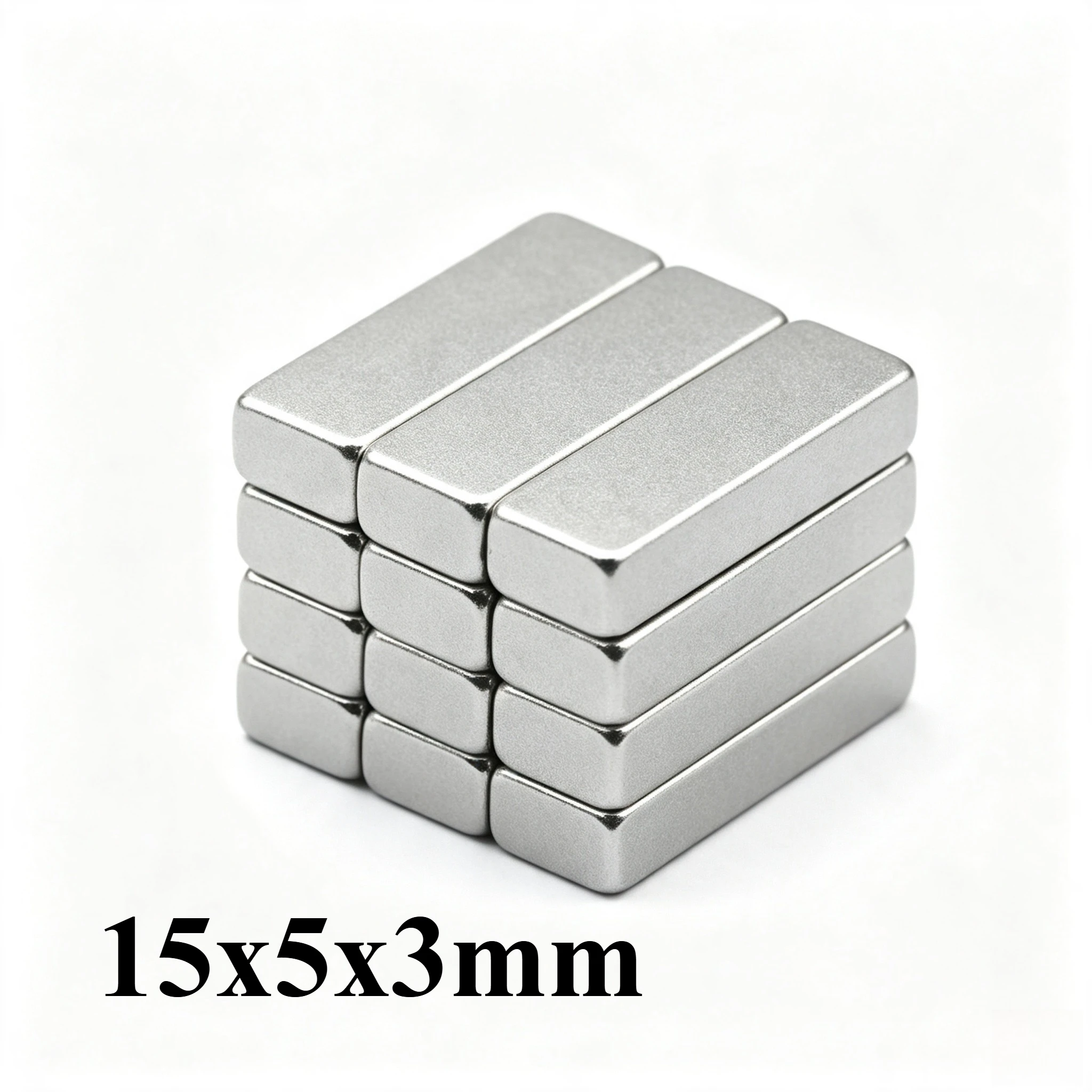 15X5X3MM N35 Block Neodymium Magnet Super Powerful Permanent NdFeB Rare Earth Rectangular Magnetic Magnet 15X5X3MM