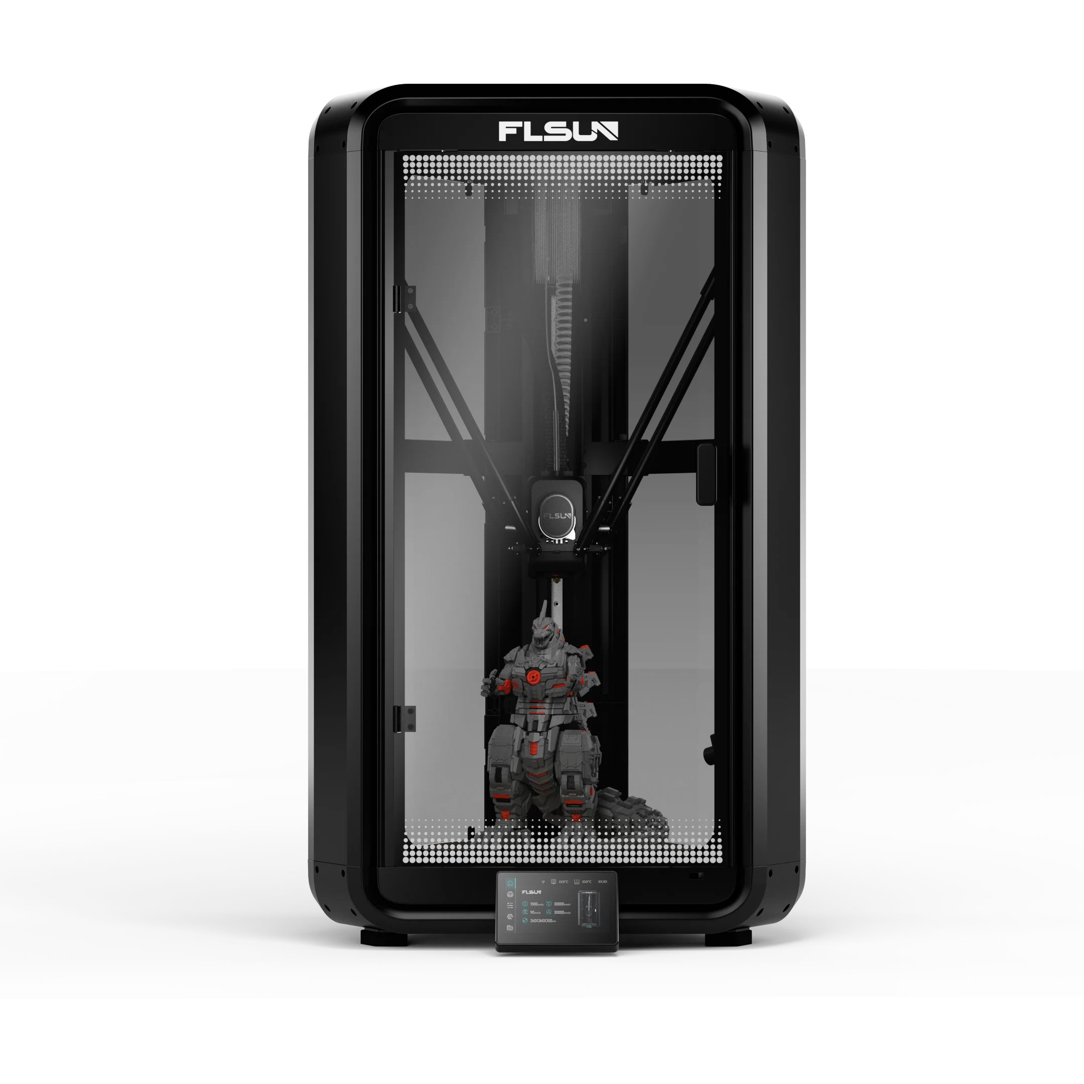 

Flsun T1 Delta 3D Printer 1000mm/s Ultra High-speed Printing FDM Fully Auto Leveling CPAP Turbo Cooling Fan 300℃ Nozzle PLA PETG