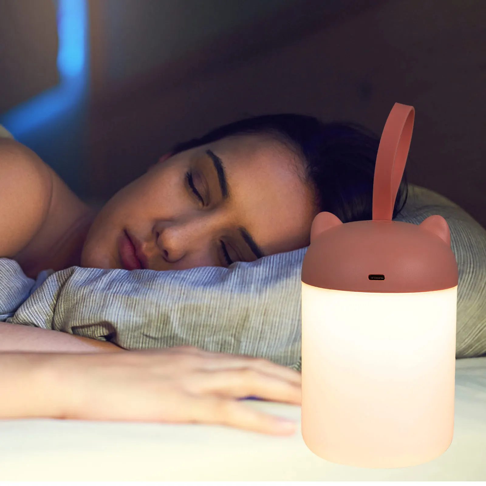 قابلة للشحن اللمس يعتم سيليكون ضوء الليل قابل للتعديل الدافئة Led مصباح للأطفال الطفل غرفة الحضانة الديكور عطلة الحاضر