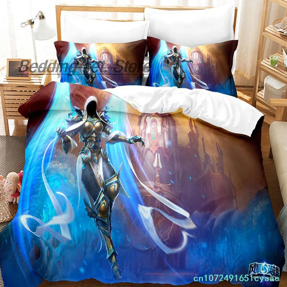 Game Heroes Of The Storm Bedding Set Single Twin Full Queen King Size Bed Set Aldult Kid Bedroom Duvetcover Sets Bed Sheet Set
