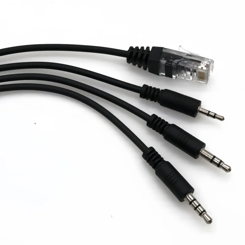 Cable de programación USB 8 en 1 para Baofeng Kenwood TYT QYT Motorola AXU4100 Yaesu ICOM Walkie Talkie Radio coche Radio CD Software