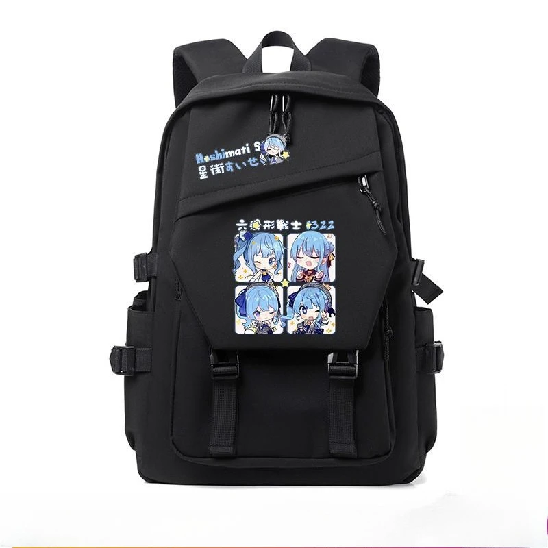 Hoshimachi Suisei Tasche, kreativer, hochwertiger, zweidimensionaler Animations-Cartoon-Druck, tragbare, einfache Reisetasche mit großem Fassungsvermögen – Detail 6