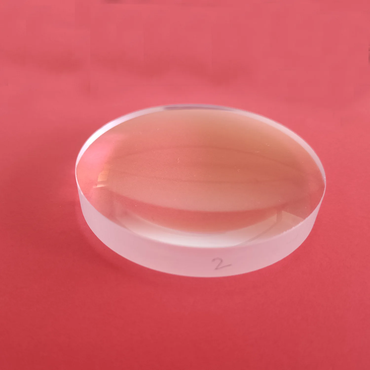 

Laser device optical plano-convex spherical lens diameter 13.5*2.8mm CT focal length 200mm with coating