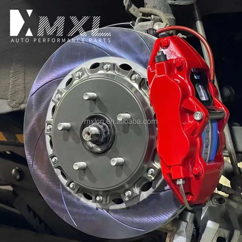 High Performance 4 Pot MXL9200 Brake Calipers Big Brake Kit For VW MK2 Golf MK5 MK6 MK7 GTI R32 Audi A4 B7 A3 E92 Kia Rio 2021 - view 2