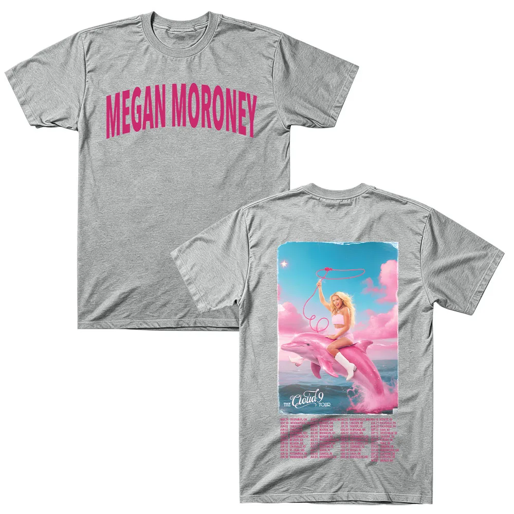 Boys Lie Cloud 9 Tour Tee Megan Moroney T-Shirt Baumwolle Oversized Tee Y2K Kurzarm Rundhals Grafikdruck Unisex Streetwear – Detail 10