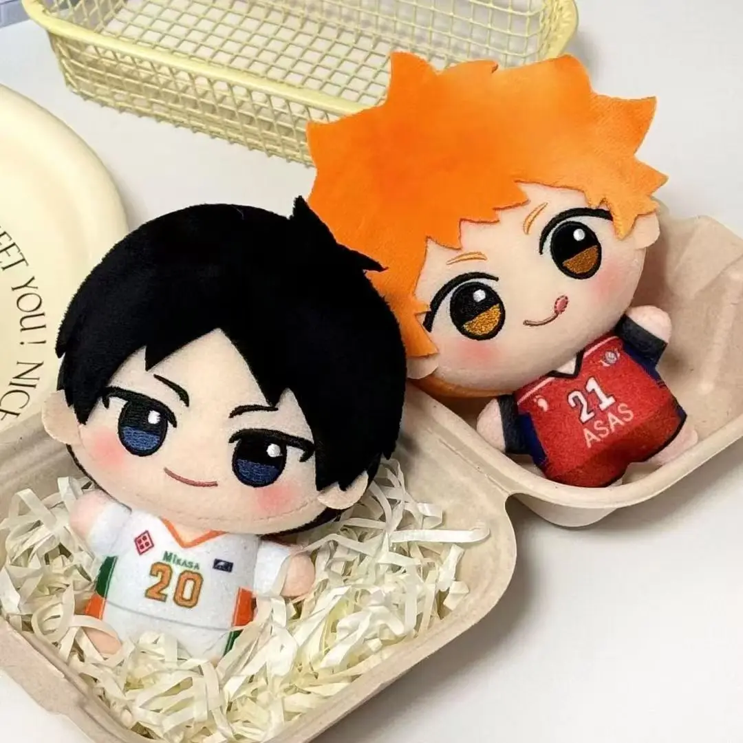 10CM Anime Haikyuu!! Hinata Shoyo & Tobio Kageyama pluche pop knuffels student hanger sleutelhanger leuk verjaardagscadeau voor kinderen