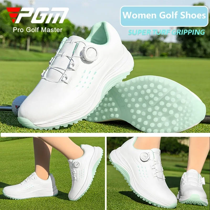 pgm-2024-scarpe-da-golf-donna-scarpe-da-ginnastica-sportive-antiscivolo-impermeabili-lady-ammortizzazione-scarpe-da-golf-per-tappeto-erboso-calzature-con-lacci-rotanti-automatici