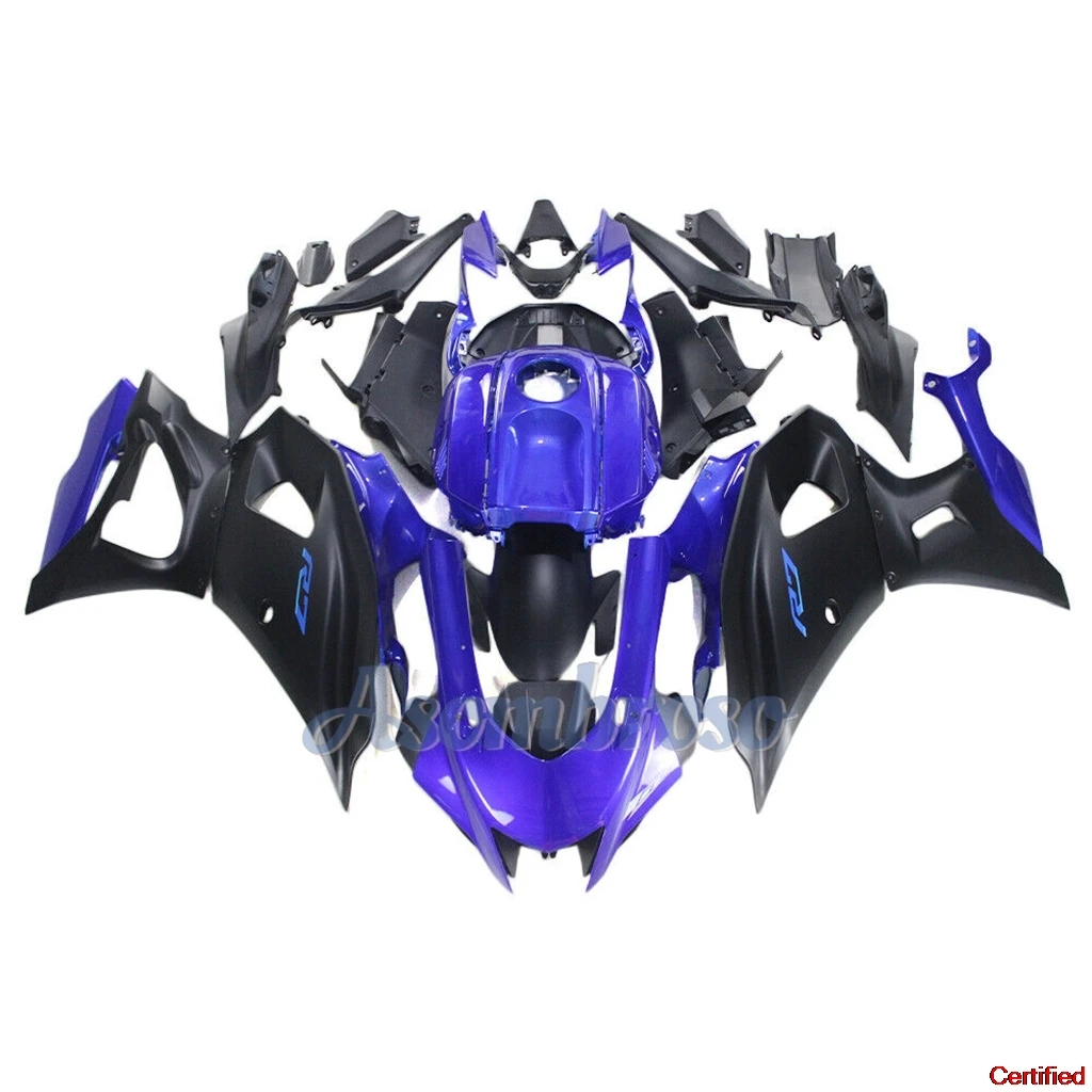 New ABS Motorcycle Full Fairings Kit  For YZF-R7 2022-2025 Yamaha YZFR7 22 23 24 Blue Black Bodywork Change Set
