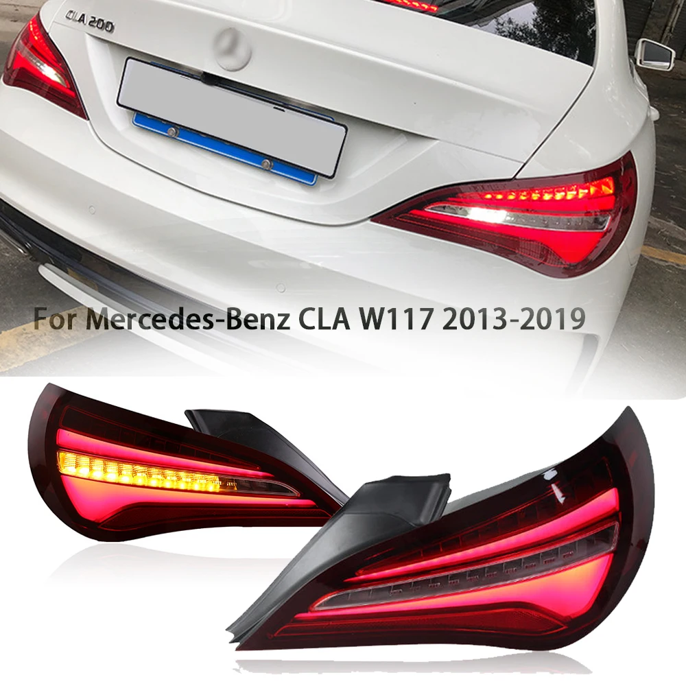 Car LED Tail Light For Mercedes Benz W117 CLA Class CLA180 220 260 2013-2019 Reversing Signal Lamp Brake Turn Signal Accessories