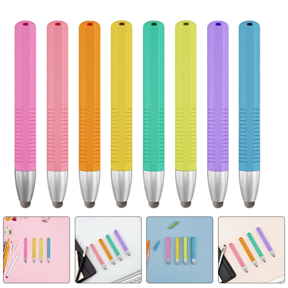 8Pcs Phone Stylus Pens Touching Screen Pen For Student Capacitive Devices High Sensitivity Drawing