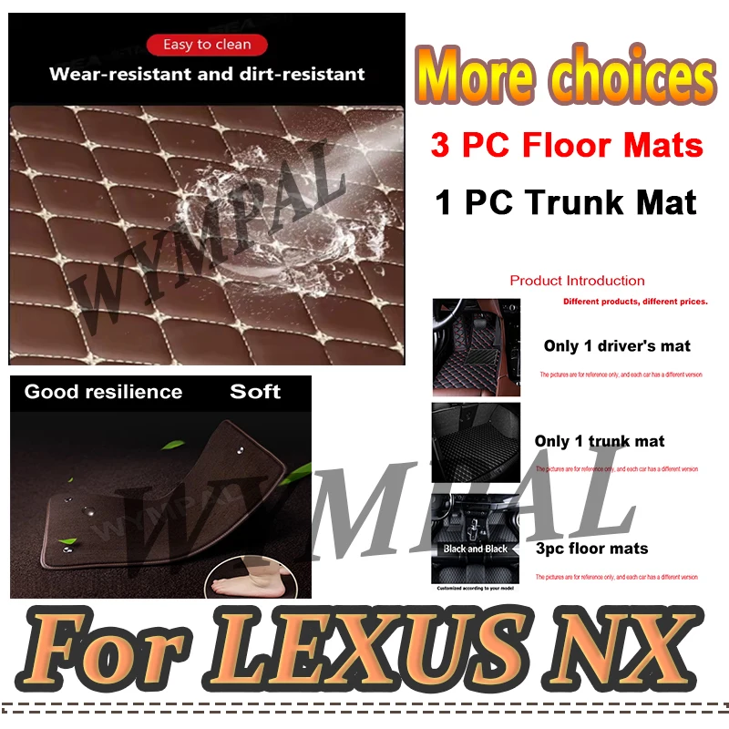 

Роскошные автомобильные коврики для LEXUS NX series 200 300h 300 200t 2015 2016-2020, автомобильные подушечки для ног, автомобильные аксессуары, коврики