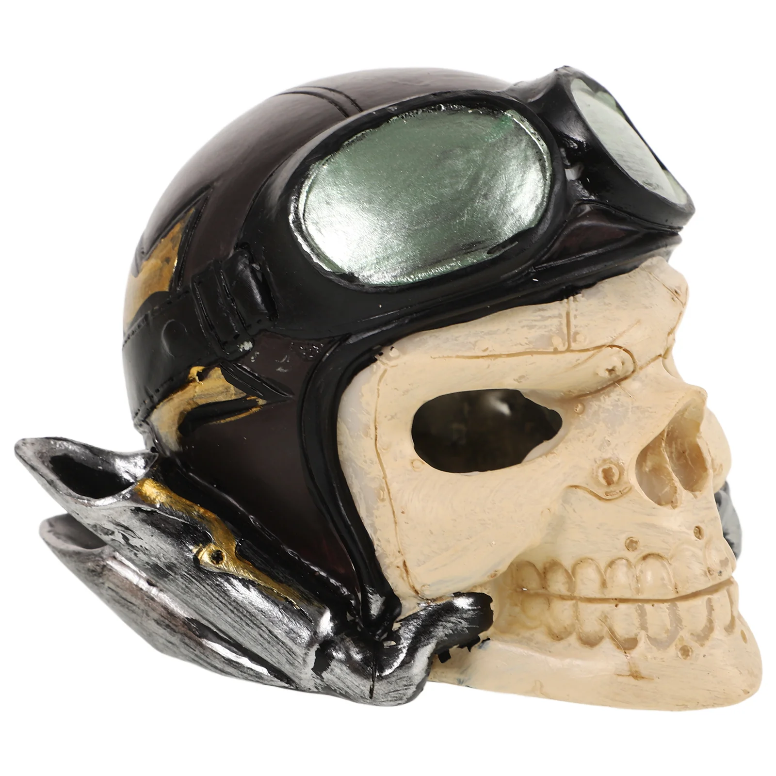 

Aquarium Skull Decor Resin Fish Tank Cave Betta Fish Hideout Shrimp Shelter Underwater Ornament Resin Skull Aquarium Ornament