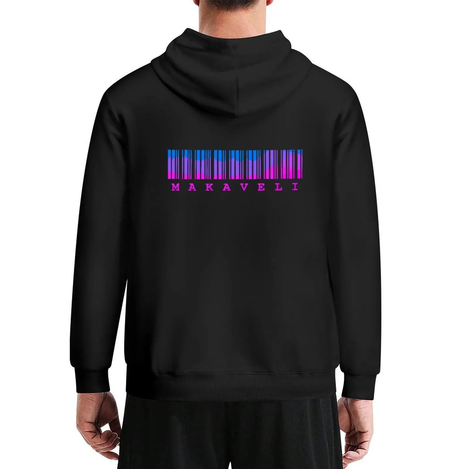 

Makaveli Barcode Black 7# Hoodie men's sweat-shirt set anime clothing autumn men's sweat-shirt hoodie for men