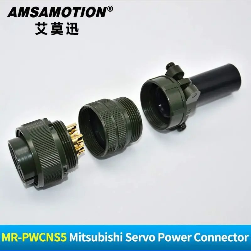 MR-PWCNS5 for Mitsubishi Servo Power Connector Encoder Aviation Plug 18-10S 20-4S 20-15S 20-18S 20-29S 22-22S 32-17S