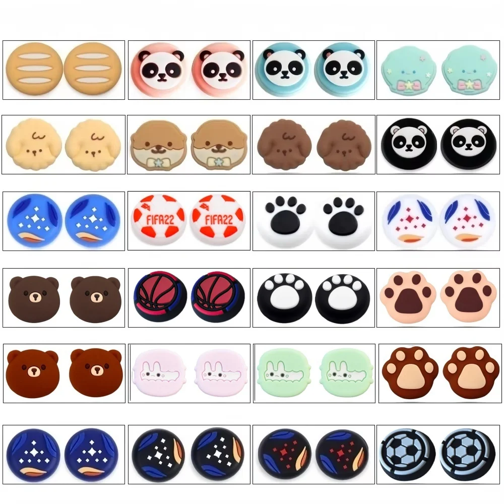 

Silicone ThumbStick Grip Cap Cover For Playstation 5 PS5 Slim PS4 XBOX Series X/S ONES 360 E Gamepad Controller thumb grip caps
