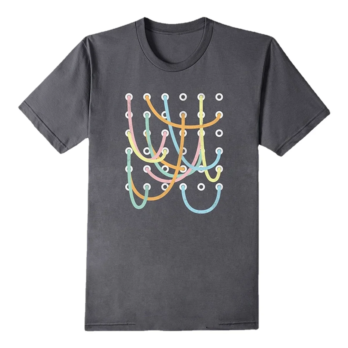 Modular Synthesizer Patch Cable Patchbay Audio Nerd T-Shirt 100% Cotton looser Short Sleeve T-Shirt For Men