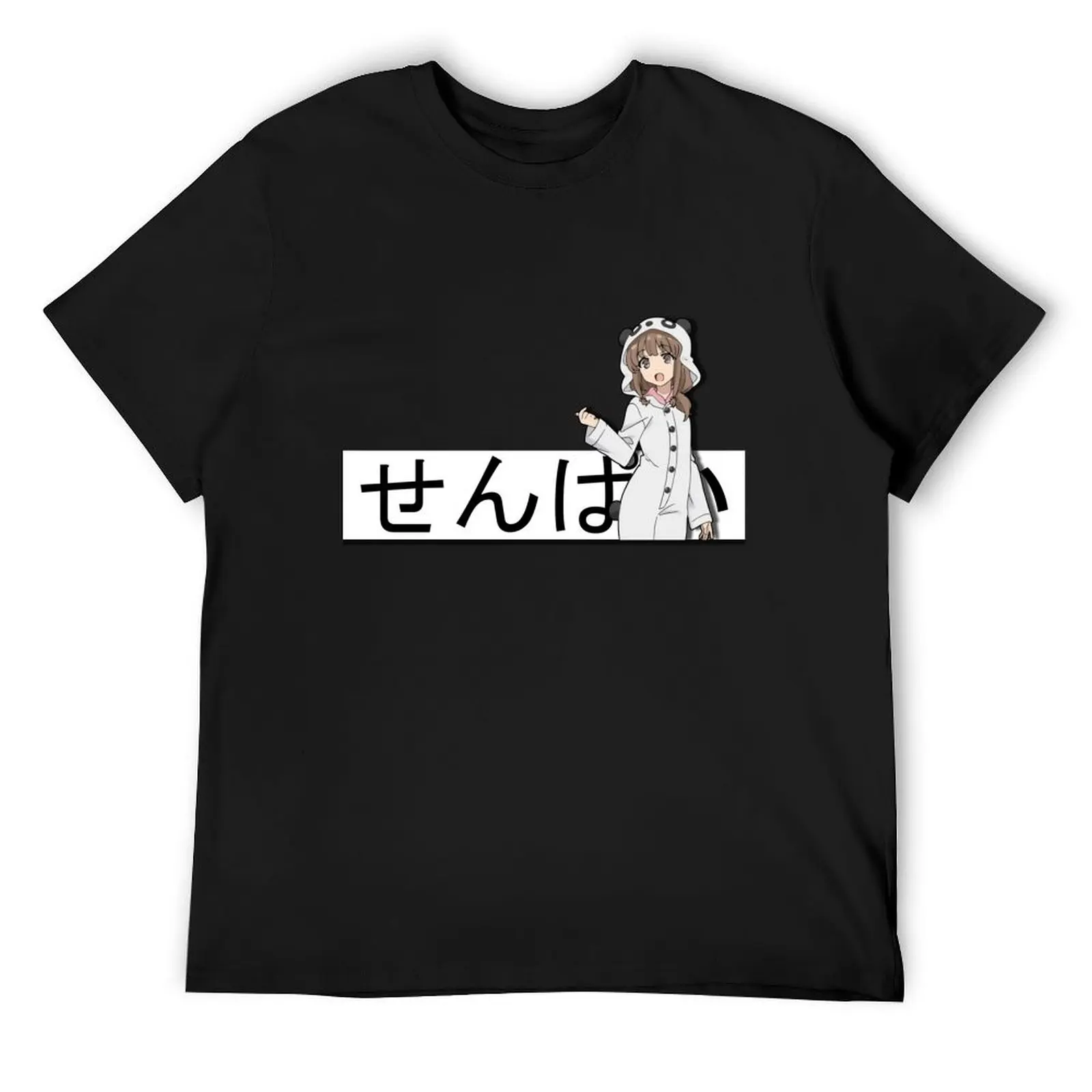 Bunny Girl Senpai Kaede Asuzagawa Waifu Sticker T-Shirt anime figures boys animal print customs designer t shirt men