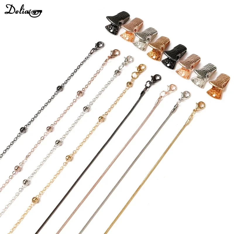 New Anti-Falling Glasses Eyeglasses Cord Necklace Fashion Woman Sunglasses Chain Cylinder Bead Chain Mask Hanging Chain Jewelry