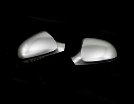 Styling R-Line Style Silver Matt Chrome Side Mirror Cap Replacement L&R 2PCS New for Volkswagen Passat B6 Durable