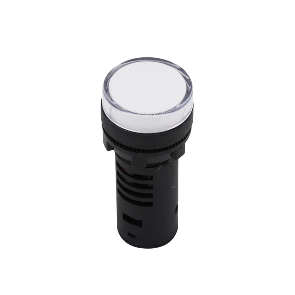 1PC 22mm 12V 24V 220V Double Color Red Green Signal Lamp LED Power Indicator Light AD16-22SS